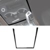 Car Right Drive Water Cup Holder Decorative Sticker for BMW E70 X5 / E71 X6 2009-2013