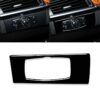 Car Left Drive Headlight Switch Panel Decorative Sticker for BMW E70 X5 / E71 X6 2008-2013