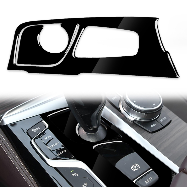 Car Left Drive Gear Panel Decorative Sticker for BMW Series 5 G38 528Li / 530Li / 540Li 2018