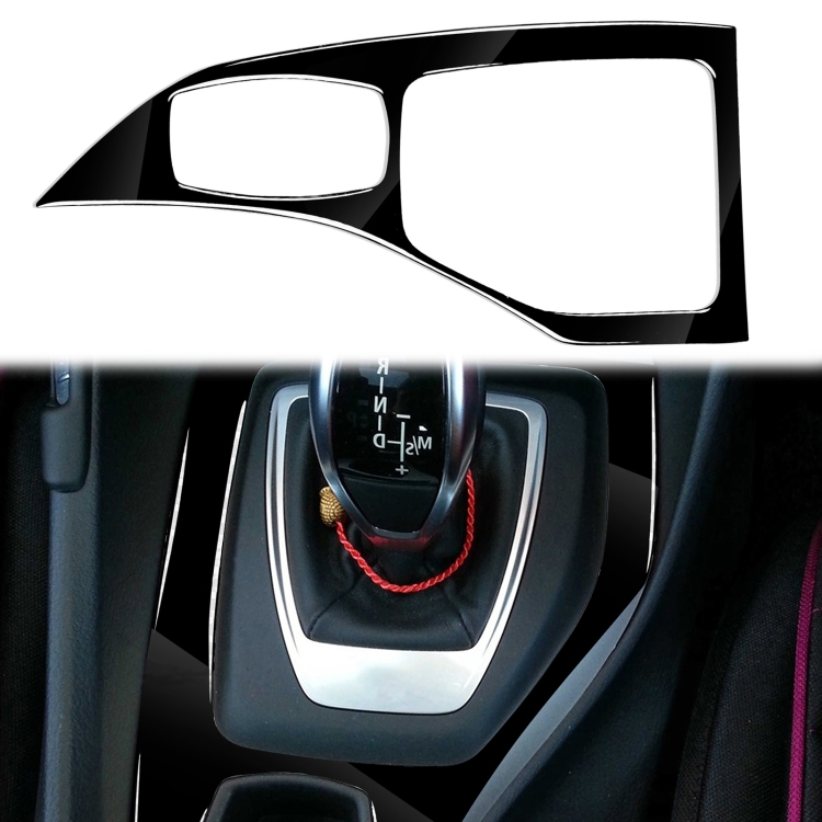 Car Right Drive Gear Panel Outer Frame Decorative Sticker for BMW X1 E84 2011-2015