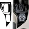 2pcs / Set Car Left Drive Gear Panel Decorative Sticker for BMW X1 E84 2011-2015