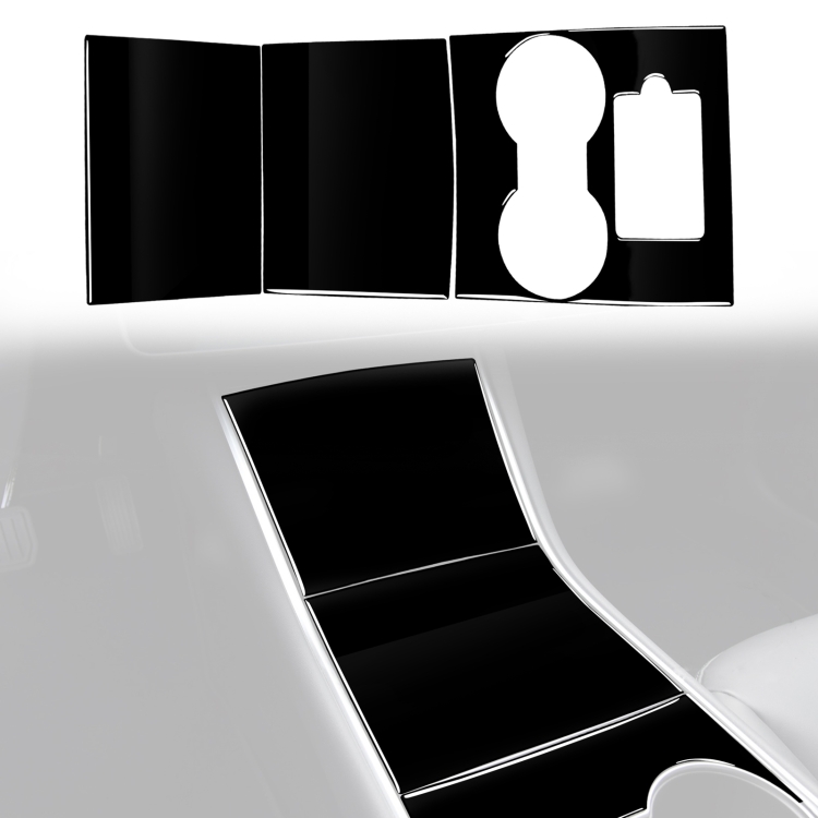 For Tesla Model 3 498 Car Central Control Panel Decorative Sticker, Left and Right Drive Universal
