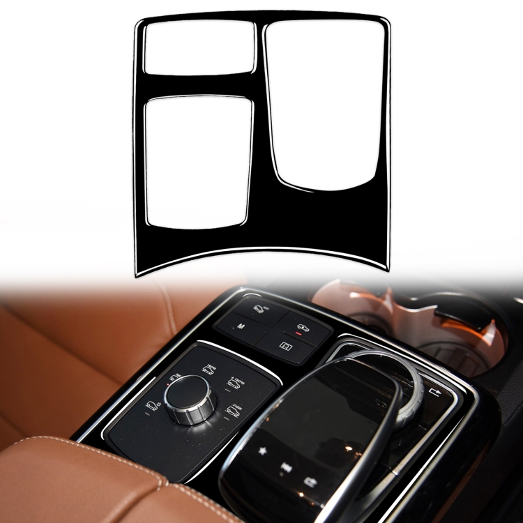 Car Right Drive Central Armrest Box Multimedia Panel Decorative Sticker For Mercedes-Benz GLE 2015-2018/GLS 2016-2018/M-class 2012-2015