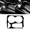 Car Left Drive Central Armrest Box Cup Holder Frame Decorative Sticker For Mercedes-Benz GLK 2008-2015
