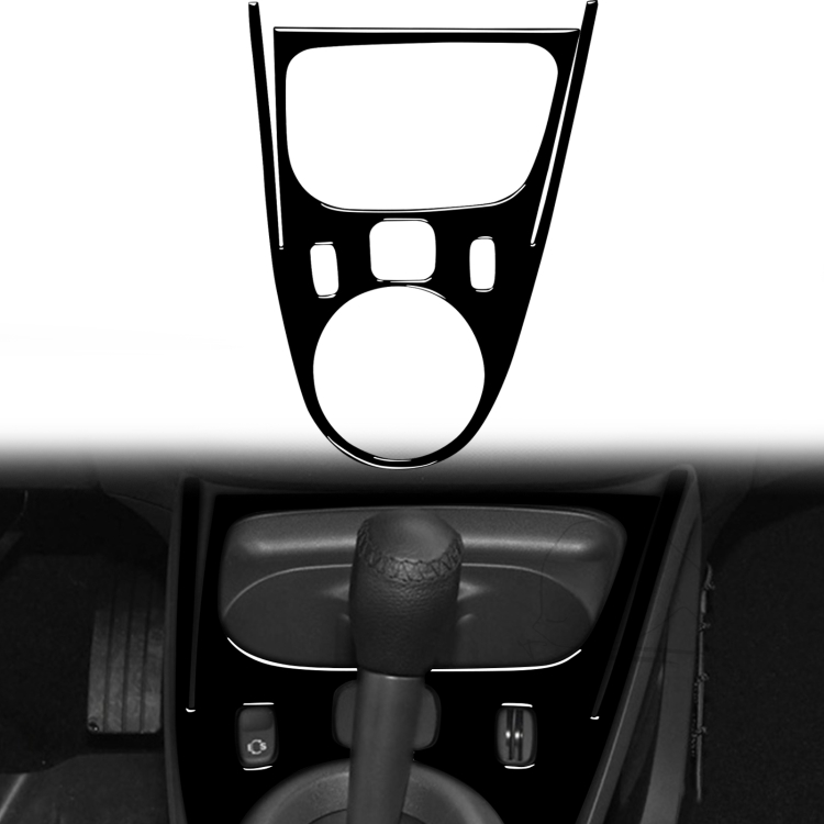 Car Left Drive Central Gear Panel Decorative Sticker For Mercedes-Benz Smart 2016-2021