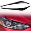 Pair Car Lamp Eyebrow Soft Decorative Sticker for Hyundai Elantra 2016-2018