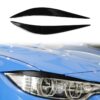 Pair Car Lamp Eyebrow Soft Decorative Sticker for BMW 4 Series F32/F33/F36 2012-2017, M3 F80 & M4 F82/F83 2014-2016