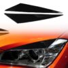 Pair Car Lamp Eyebrow Soft Decorative Sticker for BMW X1 E842 2009-2014