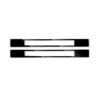 For Ford Mustang 2015-2020 Car Threshold Decorative Sticker, Left and Right Drive Universal