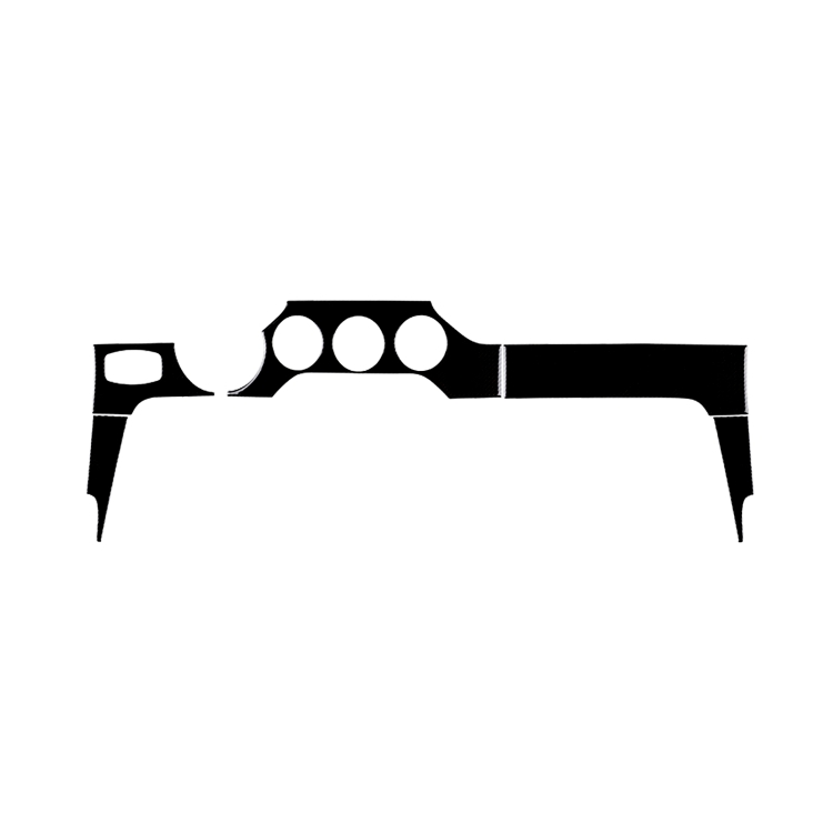 For Ford Mustang 2015-2020 Car Dashboard Panel Set Decorative Sticker, Left Drive
