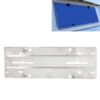 Stainless Steel License Plate Bracket Vehicle License Plate Bracket Bottom Plate Automobile License Plate Conversion Frame