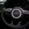 Universal Car Aluminum Steering Wheel Decoration Ring with Diamond For Start Stop Engine System