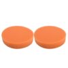 2 PCS Car Wax Sponge Round Shape Sponge High-density Waxing Sponge,Size:12.5 x 12.5cm