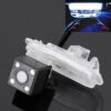656x492 Effective Pixel HD Waterproof 4 LED Night Vision Wide Angle Car Rear View Backup Reverse Camera for Honda Accord 2016-2017 / City 2018