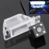 656x492 Effective Pixel HD Waterproof 4 LED Night Vision Wide Angle Car Rear View Backup Reverse Camera for Nissan Patrol 2017-2018 / Kicks 2017-2018