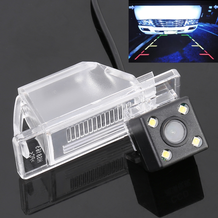 656x492 Effective Pixel HD Waterproof 4 LED Night Vision Wide Angle Car Rear View Backup Reverse Camera for Nissan Patrol 2017-2018 / Kicks 2017-2018