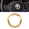 Aluminium Alloy Steering Wheel Decoration Ring Cover Sticker for BMW