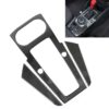 3 PCS Car Carbon Fiber Gear Panel Decorative Sticker for Audi A3 2014-2018, with Engine Start Button Decoration