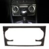 Carbon Fibre Car Air Conditioning Switch Panel Decorative Sticker for Audi Q3 2013-2018