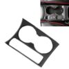Carbon Fibre Car Water Cup Panel Decorative Sticker for Audi Q3 2013-2018