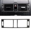 Car Dashboard Air Conditioning Frame Carbon Fiber Decorative Sticker for Mercedes-Benz W204 2007-2013