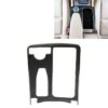 Car Left Drive Water Cup Panel Carbon Fiber Decorative Sticker for Mercedes-Benz W204 2007-2013