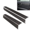 4 PCS Car Door Panel Carbon Fiber Decorative Sticker for Mercedes-Benz W204 2007-2013