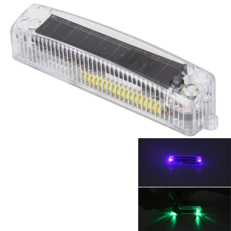 Solar Multi-function Colorful Network Light Caution Light Flashing Lights Car Warning Strobe Flash light Car in The Network Decorative Knight Lights