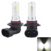 2 PCS  9006 40W 800 LM 6000K 8 CREE LEDs Car Fog Lights, DC 12V