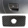 Car Front Passenger Seat Storage Box Carbon Fiber Decorative Sticker for Jeep Grand Cherokee 2011-2018