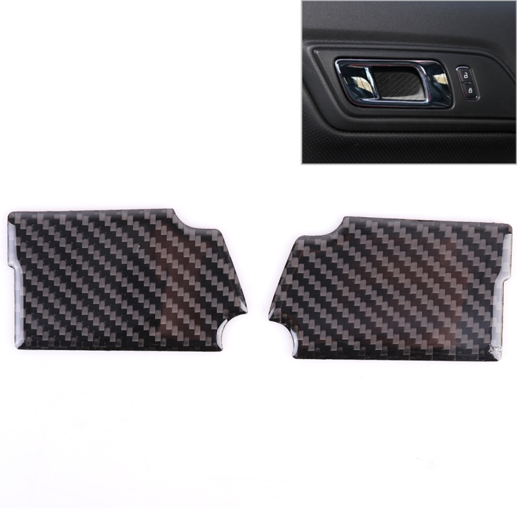 2 PCS Car Door Bowl Decorative Sticker for Ford Mustang 2015-2020