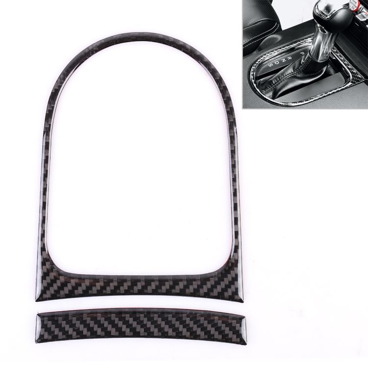 2 PCS Car Gear Shift Outer Ring Decorative Sticker for Ford Mustang 2015-2020