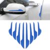 8 PCS Car Vehicle Door Side Guard Anti Crash Strip Exterior Avoid Bumps Collsion Impact Protector Sticker