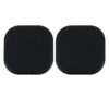 2 PCS Car Vehicle Carbon Fiber Texture Water Cup Pad Mat for Phone / GPS/ MP4/ MP3, Size: 6.5*6.5*0.3cm