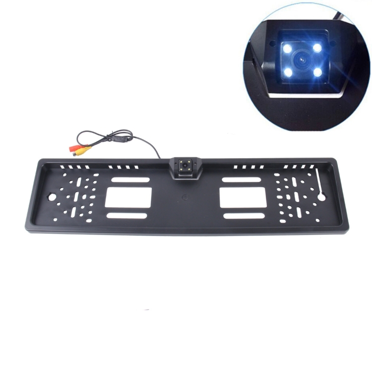 JX-9488 720×540 Effective Pixel NTSC 60HZ CMOS II Universal Waterproof Car Rear View Backup Camera With 2W 80LM 5000K White Light 4LED Lamp, DC 12V, Wire Length: 4m