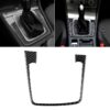 Car Carbon Fiber Gear Position Panel Frame Decorative Sticker for Volkswagen Golf 7 2018-, without Hole and Start and Stop, Left Drive