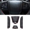 4 in 1 Steering Wheel H Logo Trim Decal Sticker for Honda Civic 10th Gen 2016-2019