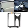 Car German Flag Carbon Fiber Right Drive Gear Position Panel Decorative Sticker for Mercedes-Benz W204 2007-2013 / W212 2010-2012