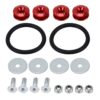 4 PCS Car Modified Screw Gaskets Bodywork Stainless Steel Gasket Bolts, Diameter: 24mm