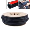 Big D-shaped Car Noise Reduction Sealing Strip with Sticker, Length: 100m