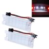 2 PCS License Plate Light with 24 SMD-3528 Lamps for Opel
