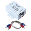 FH-203 12V Vehicle Car Audio Amplifier Noise Filter RCA Plug Loop Isolator for DVD Stereos