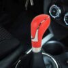 Universal Car PU Leather and Metal Gear Shift Knob Modified Auto Car Transmission Shift Lever Knob