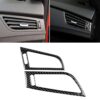 Car Carbon Fiber Side Air Outlet Panel Solid Color Decorative Sticker for BMW Z4 2009-2015, Suitable For Left Driving