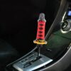 Universal Car Mask Leader Shape Metal Gear Shift Knob Modified Car Auto Transmission Shift Lever Knob