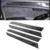 4 PCS Car Carbon Fiber Inner Door Panel Decorative Sticker for Audi A4L / A5 / Q5 2009-2016