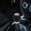 Universal 5 Speed Aluminum Manual Car Gear Shift Knob Shifter Lever Cover