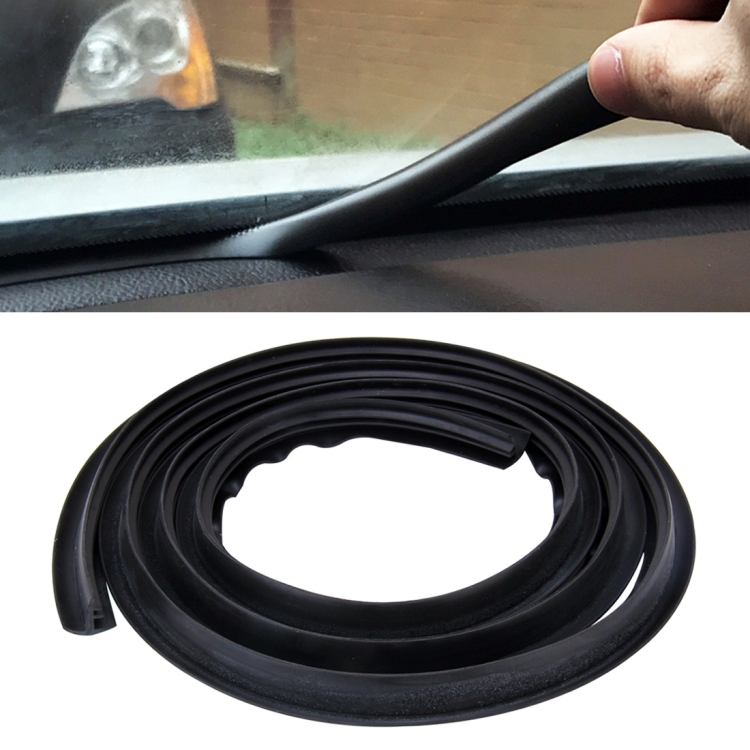 1.5m Car Instrument Desk Decorative Strip Rubber Chrome Decoration Strip  Seal