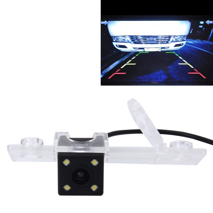 656×492 Effective Pixel  NTSC 60HZ CMOS II Waterproof Car Rear View Backup Camera With 4 LED Lamps for Chevrolet Epica 2008-2013 Version / Cruze 2008-2014 Version / Captiva 2012-2014 Version