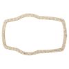 Car Aluminum Steering Wheel Decoration Ring with Diamonds For BMW